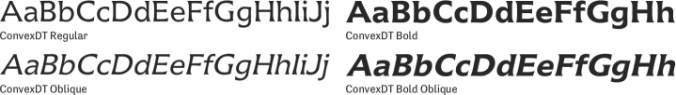 ConvexDT Font Preview