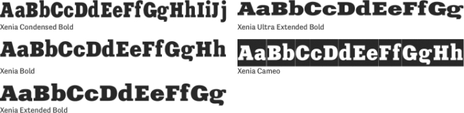 Xenia Font Preview