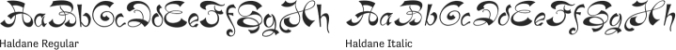 Haldane Font Preview