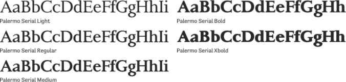 Palermo Serial Font Preview