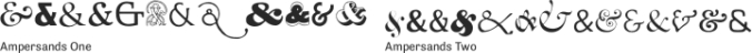 Ampersands Font Preview