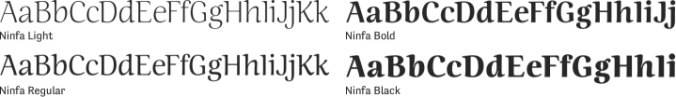 Ninfa Font Preview
