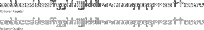 Rollover Font Preview