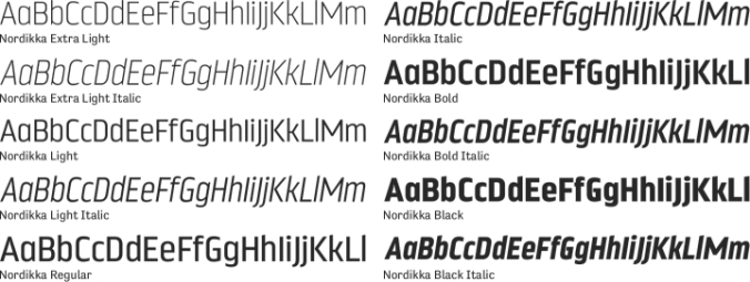 Nordikka font download