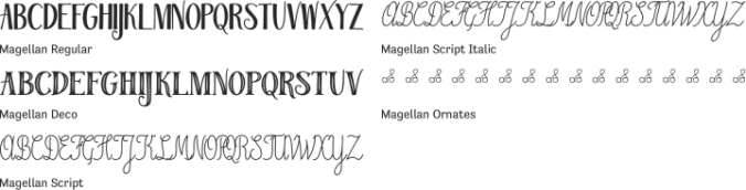 Magellan Font Preview
