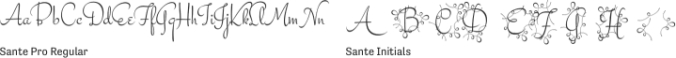 Sante Pro Font Preview