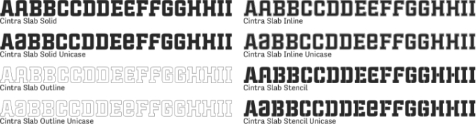 Cintra Slab Font Preview