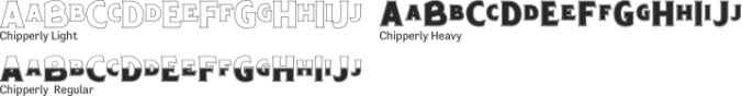 Chipperly Font Preview