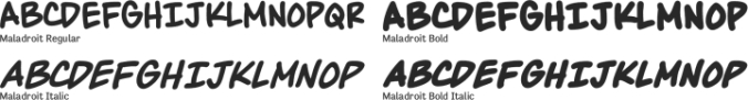 Maladroit Font Preview