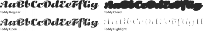 Teddy Font Preview