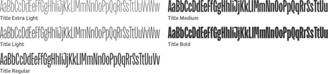 Title Font Preview