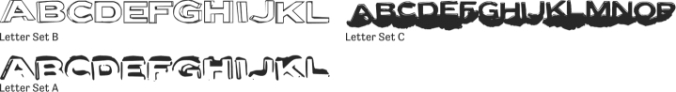 Letter Set Font Preview