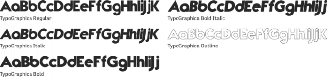 TypoGraphica Font Preview