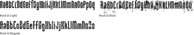 Rock It Font Preview