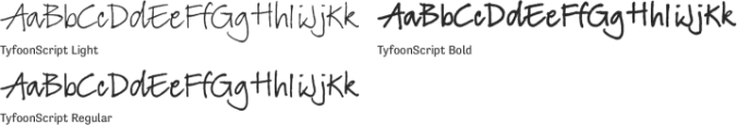 TyfoonScript Font Preview