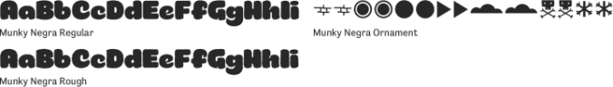 Munky Negra Font Preview