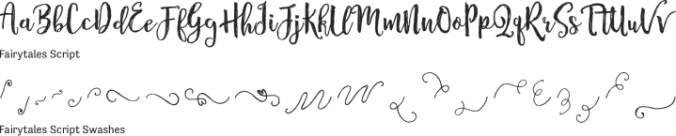 Fairytales Font Preview