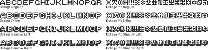 Dotage Font Preview