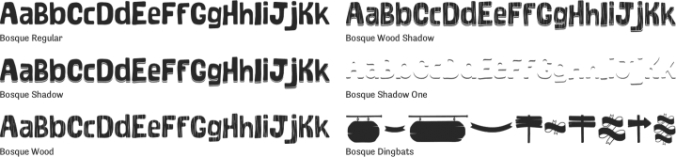Bosque Font Preview