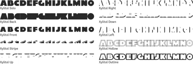 Xylitol font download