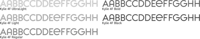 Kylie 4F Font Preview