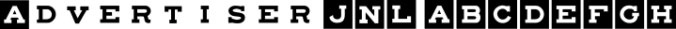 Advertiser JNL Font Preview