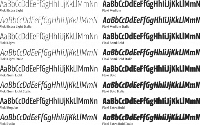 Floki Font Preview
