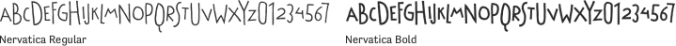 Nervatica Font Preview