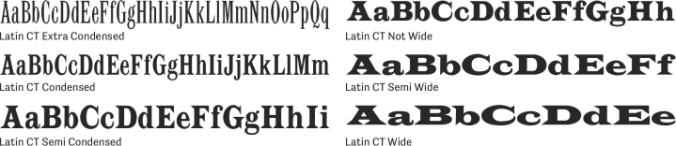 Latin CT Font Preview