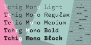 Tchig Mono font download