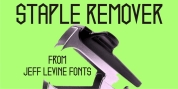 Staple Remover JNL font download