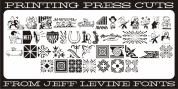 Printing Press Cuts JNL font download