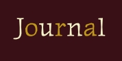 Journal font download