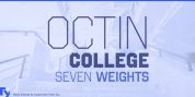 Octin College font download