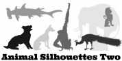 Animal Silhouettes font download
