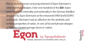 Egon font download
