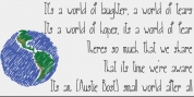 Austie Bost Small World font download