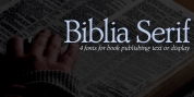 Biblia Serif font download
