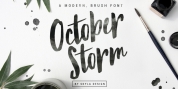 October Storm font download