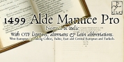 1499 Alde Manuce Pro font download