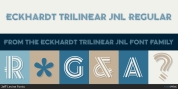 Eckhardt Trilinear JNL font download