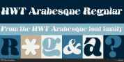 HWT Arabesque font download