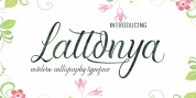 Lattonya font download