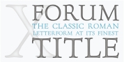 LTC Forum Titling font download