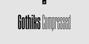 Gothiks Compressed font download