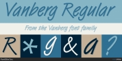 Vanberg font download