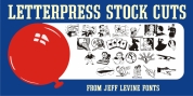 Letterpress Stock Cuts JNL font download