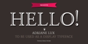 Adriane Lux font download