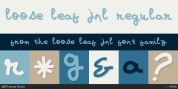 Loose Leaf JNL font download