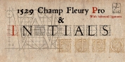 1529 Champ Fleury Pro font download